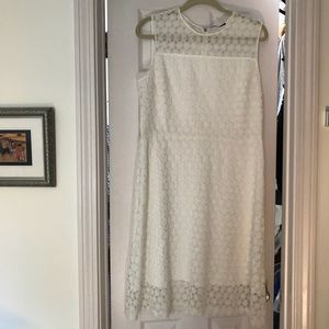 Elie Tahari white daisy dress